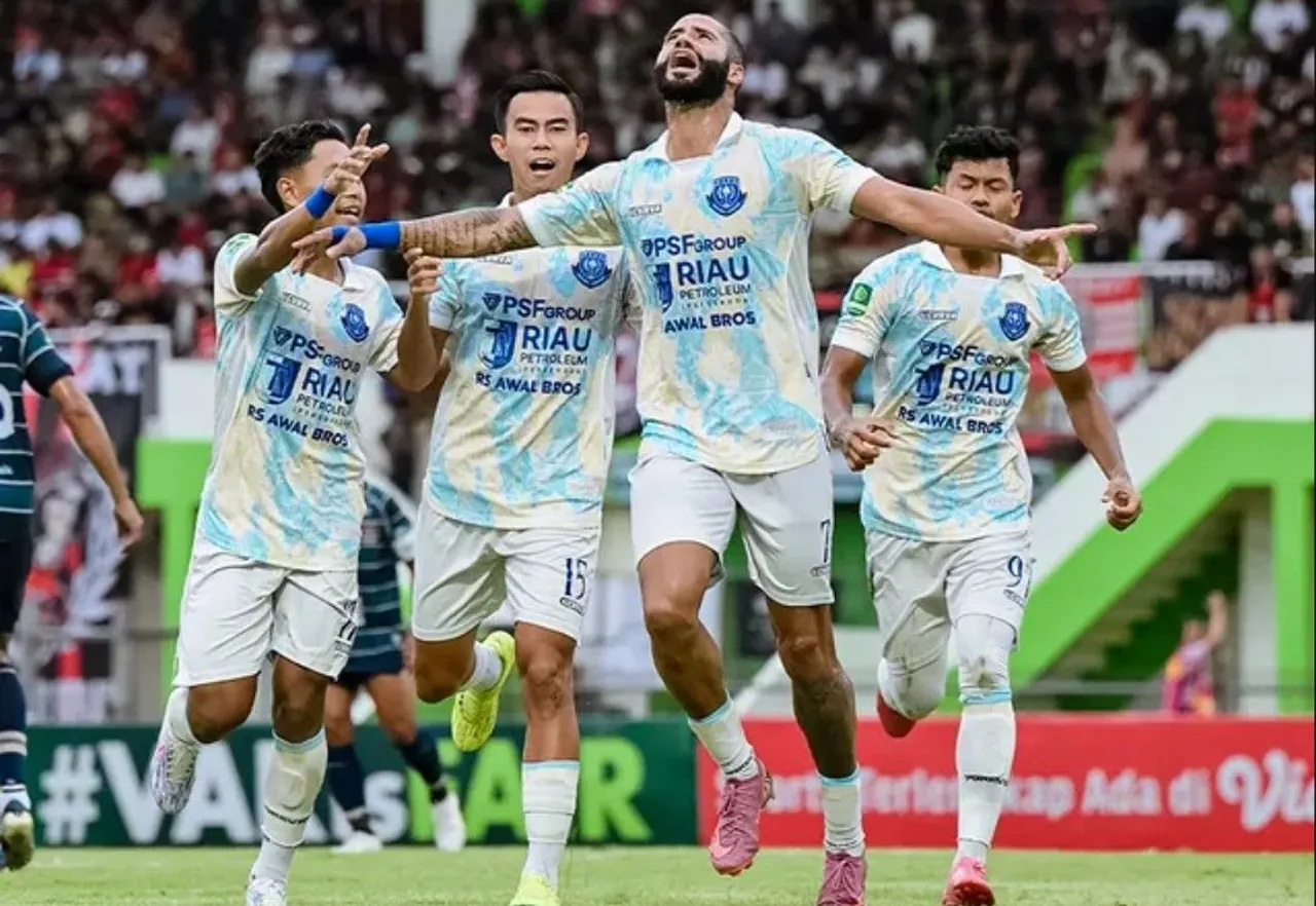 PSPS Pekanbaru comeback di markas Persekat Tegal dan menang 3-2/foto: Ofisial PSPS