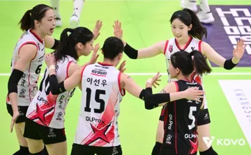 Red Sparks kalah 1-3 dari Hyundai Hillstate/foto: KOVO