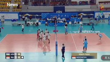 Timnas Voli Putra Indonesia U-18 lolos ke semifinal Asian Youth Games 2025/foto: INews
