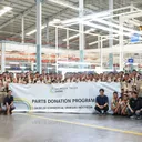 Kunjungan siswa SMK Angkasa 1 Halim ke Pabrik Truk-Bus Mercedes-Benz di Cikarang. (DCVI)