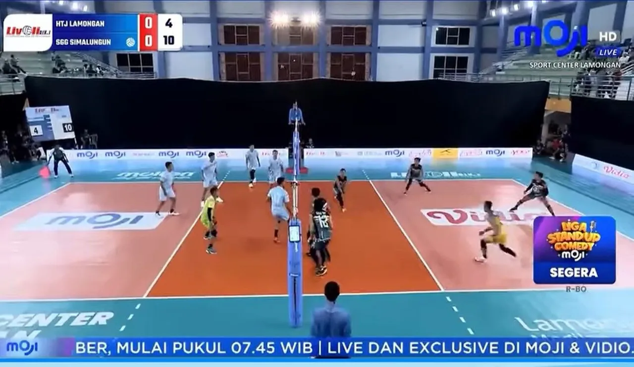 HTJ Lamongan kalah dari SSG Simalungun di babak 16 besar Livoli Divisi 1 2025/foto: Moji