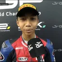 Kiandra Ramadhipa menangi balapan European Talent Cup 2025 seri Barcelona/foto: JuniorGP