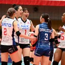 Giovanna Milana tampil apik bersama NEC Red Rockets di Liga Voli Putri Jepang/foto: SV.League