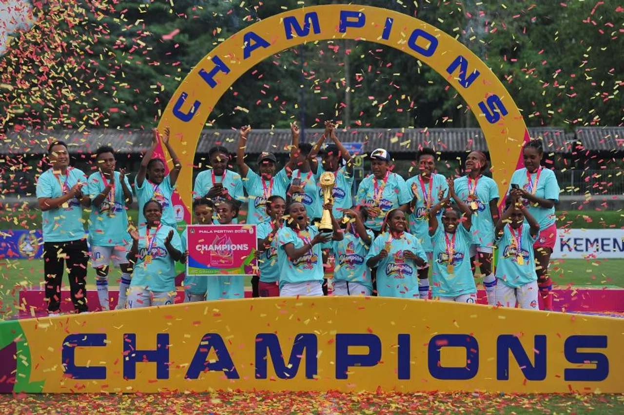 Toli FC yang mewakili Papua Pegunungan juara Piala Pertiwi 2025 putaran nasional/foto: PSSI