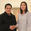 Senang bisa bertemu dengan Janice Tjen yang berhasil menjadi juara Tunggal Putri pada WTA 250 Ch.jpg - 