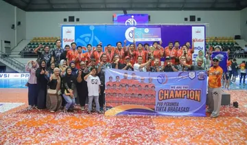 Perumda Tirta Bhagasasi Bekasi juara Piala Ketua Umum PBVSI/foto: Ofisial Perumda Tirta Bhagasasi