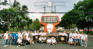 Jambore Nasional ke-5 Daihatsu Terios Club Indonesia (TCI) di Kalianda, Lampung. (ADM)