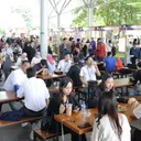 Area kuliner di Permata Bank GJAW 2025 menyediakan berbagai menu lokal dan internasional. (Seven Event)