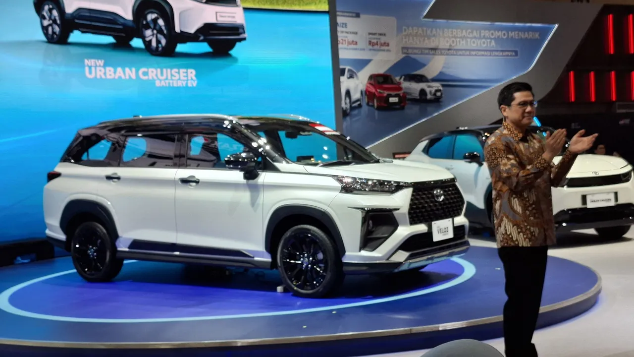 World Premier New Toyota Avanza Veloz Hybrid EV di GJAW 2025. (Chadie)