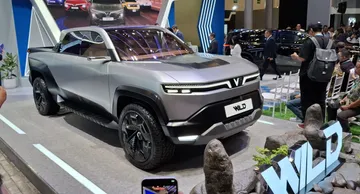 Konsep Double Cabin 4x4 listrik VinFast VF Wild di ajang GJAW 2025. (Chadie)