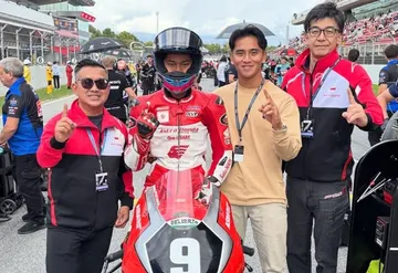 Veda Ega Pratama di JuniorGP 2025/foto: Astra Honda Racing Team