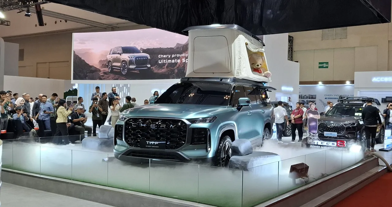 Perkenalan Chery T1TP Concept di GJAW 2025. (Chadie)