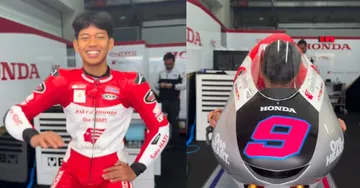 Veda Ega Pratama akan mengenakan motor dengan nomor 9 di Moto3 2026/foto: Honda Team Asia