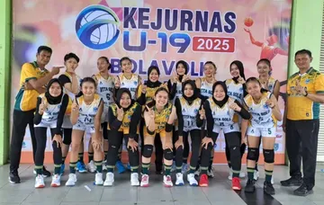 Skuad PBV Vita Solo di Kejurnas Bola Voli U-19 2025/foto: Instagram Tri Khansa