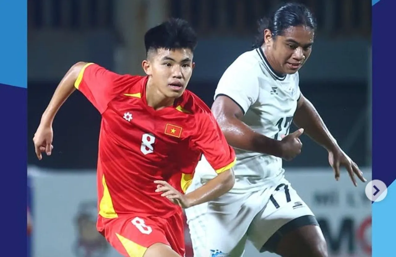 Timnas Vietnam U-17 menang 14-0 atas Kepulauan Mariana Utara/foto: Instagram AFC Asian Cup