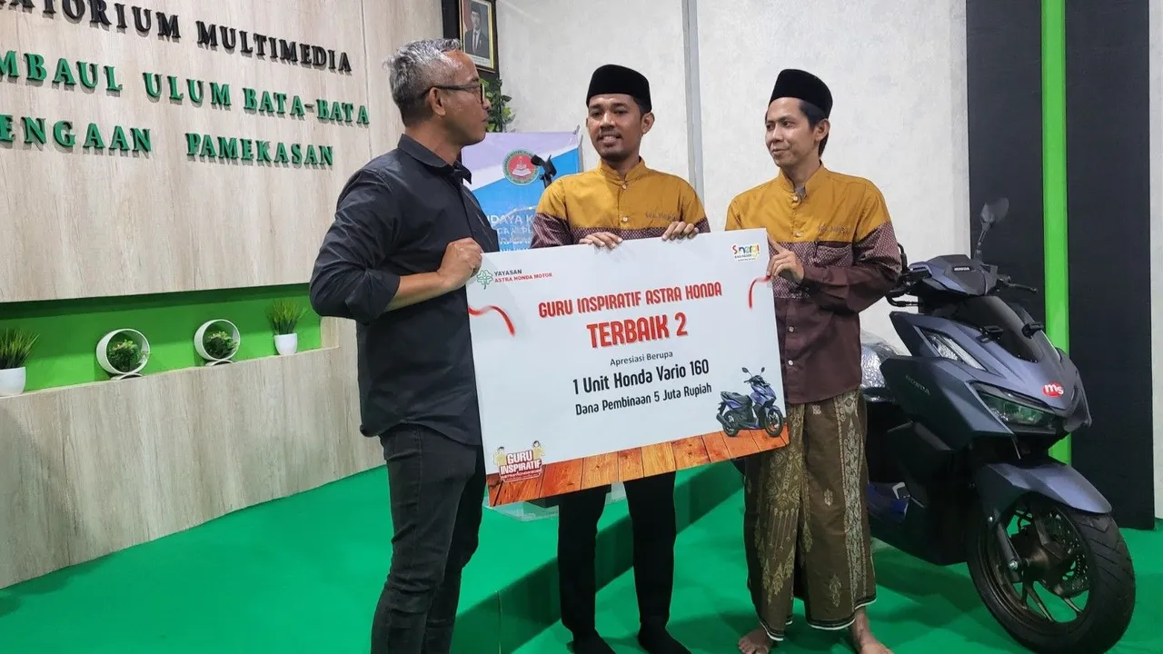 Yayasan AHM memberikan apresiasi kepada para guru inspiratif berprestasi. (AHM)