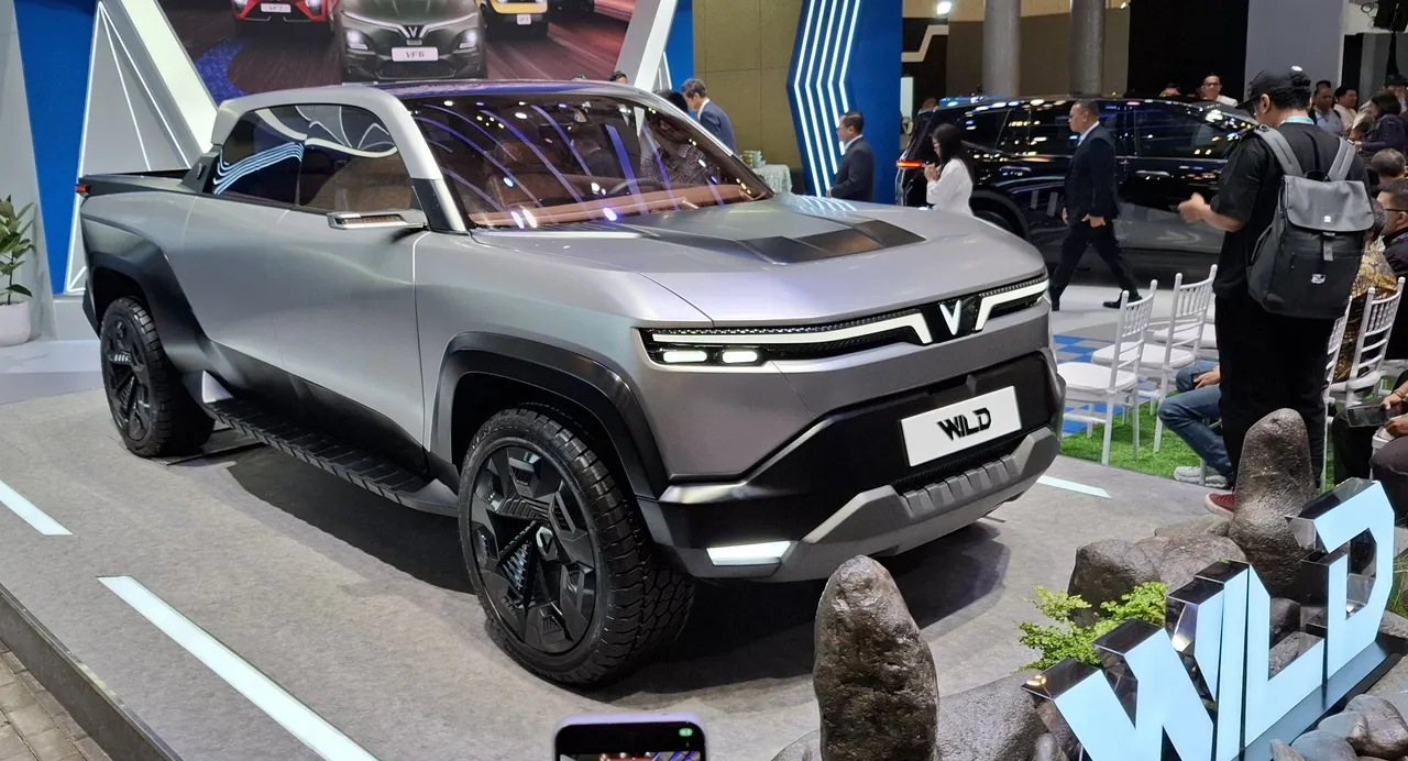 Mobil konsep VinFast VF Wild di GJAW 2025. (Chadie)