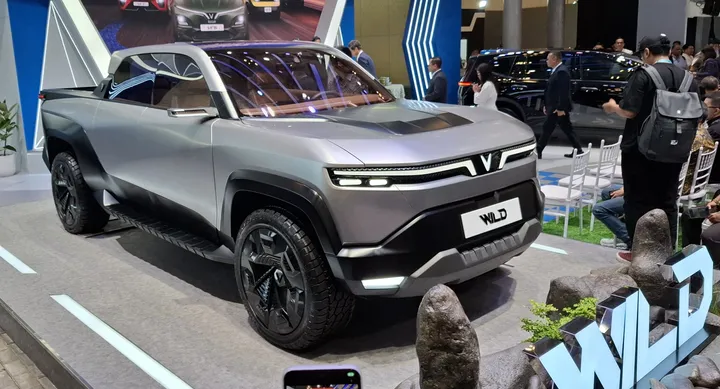 Mobil konsep VinFast VF Wild di GJAW 2025. (Chadie)