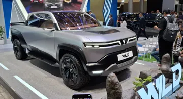 Mobil konsep VinFast VF Wild di GJAW 2025. (Chadie)