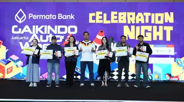 Suasana pemberian penghargaan di Celebration Night GJAW 2025. (Seven Event)