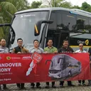 Penyerahan bus Hino RM 280 ABS kepada Cititrans. (HMSI)
