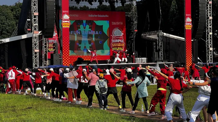 Keseruan di acara Daihatsu Kumpul Sahabat 2025 di Malang. (ADM)