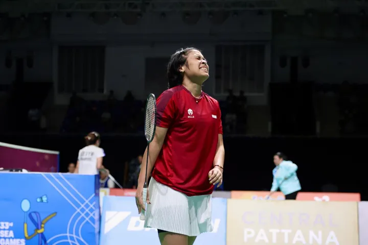 Gregoria Mariska Tunjung di SEA Games 2025/Foto: PBSI