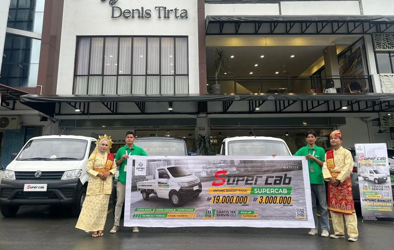 DFSK kampanye "Untung Banget Pakai Super Cab' di Batam. (Sokonindo Automobile)