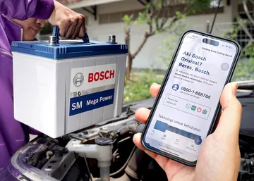 Konsumen kini dapat membeli aki Bosch secara digital melalui Bosch Mobility Aftermarket. (Bosch Indonesia)