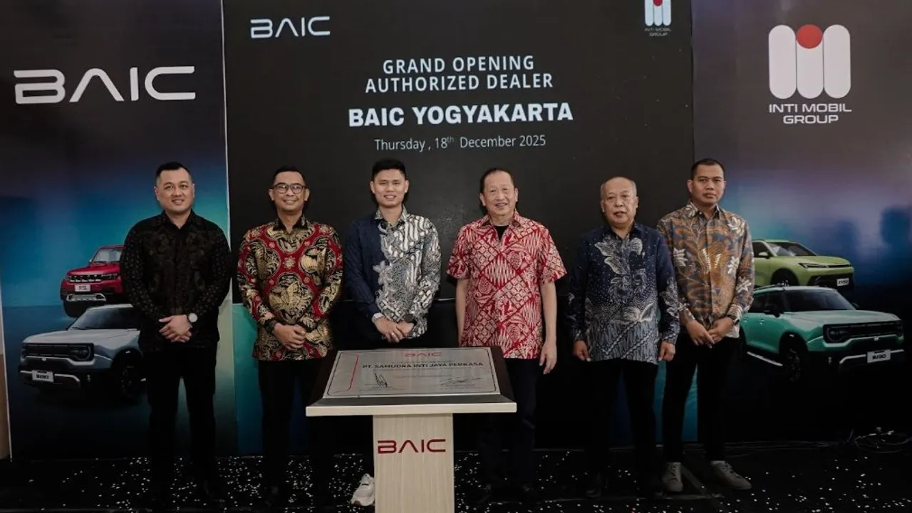 Peresmian diler BAIC Inti Mobil Yogyakarta. (JDI)