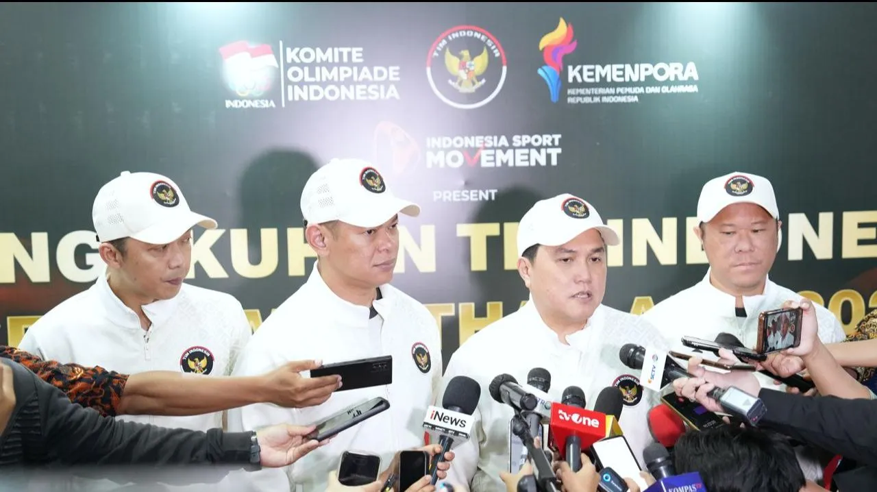 Menpora Erick Thohir apresiasi KONI dan KOI usai mengakhiri dualisme kepengurusan cabor sepak takraw/foto: Kemenpora