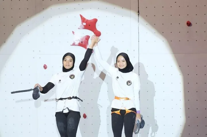 Atlet putri panjat tebing di SEA Games 2025 Thailand/foto: Kemenpora