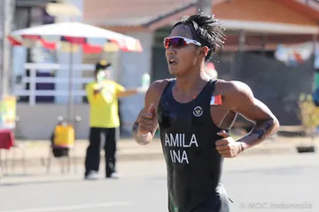 Cabor Thriatlon kawinkan medali emas di SEA Games 2025 Thailand/foto: Kemenpora