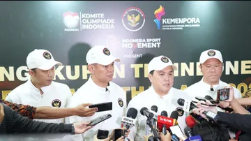 Menpora Erick Thohir apresiasi KONI dan KOI usai mengakhiri dualisme kepengurusan cabor sepak takraw/foto: Kemenpora