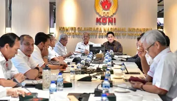Menpora Erick Thohir lakukan pertemuan dengan KONI Pusat/foto: Kemenpora
