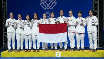 Tim beregu putri Indonesia finis di peringkat kedua SEA Games 2025 Thailand/foto: Kemenpora