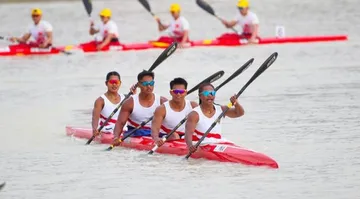 Tim canoe Indonesia di SEA Games 2025 Thailand/foto: Kemenpora