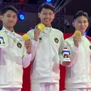 taekwondo putra.jpg - Tim Taekwondo putra berhasil meraih medali emas di SEA Games 2025/foto: Kemenpora