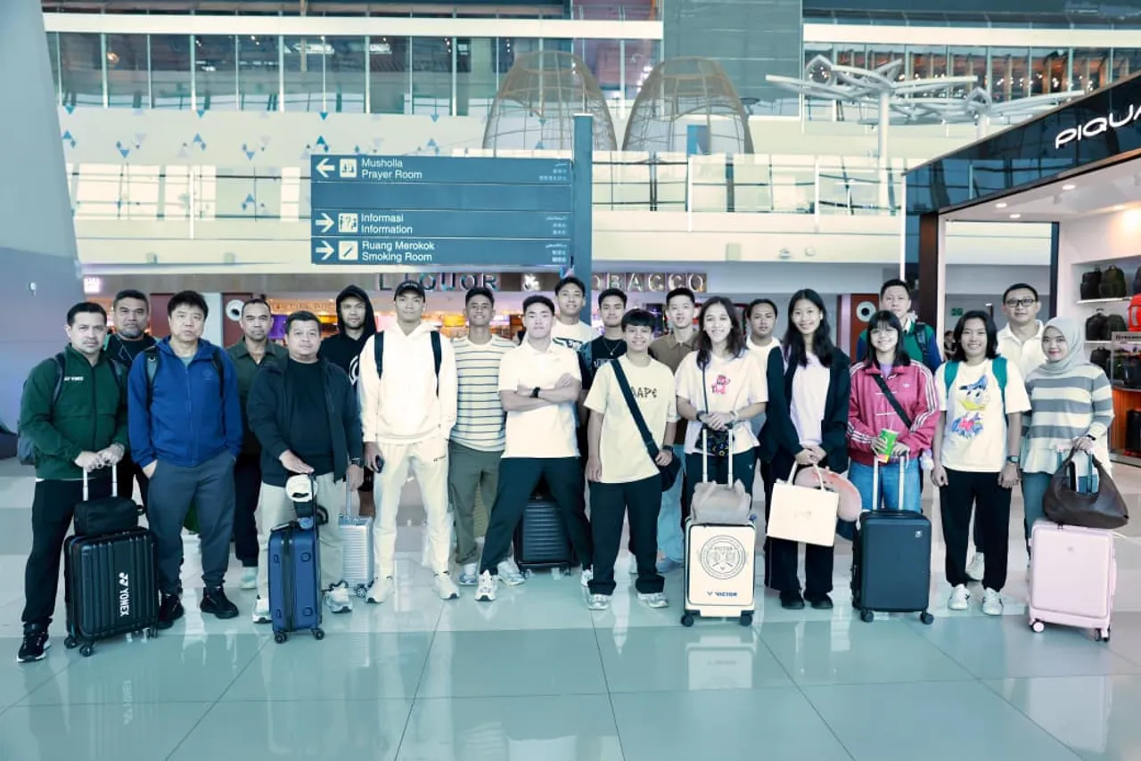 Tim Bulutangkis Indonesia Berangkat ke Malaysia/Foto: PBSI
