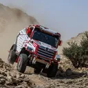 Hino kembali diuji ketangguhannya di ajang reli terganas Dakar Rally 2026. (HMSI)