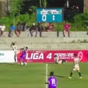 Tangkapan layar tendangan kung fu pemain KAFI Jogja FC di Liga 4 DI Yogyakarta/foto: Youtube