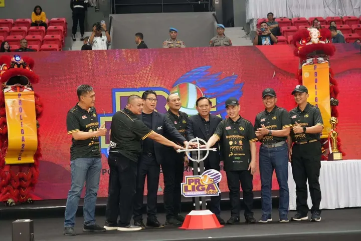Opening ceremony Proliga 2026 di GOR Terpadu A Yani Pontianak, Kalimantan Barat/foto: Adpim Provinsi Kalbar