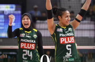 Gresik Phonska Plus menang 3-0 atas Medan Falcons/foto: Ofisial Petro Volley