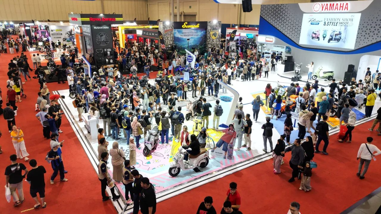 Pameran IMOS 2025 menjadi salah satu pendorong industri sepeda motor tanah air. (AISI)