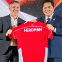 john herdman dan erick thohir.jpg - John Herdman dan Erick Thohir/foto: PSSI