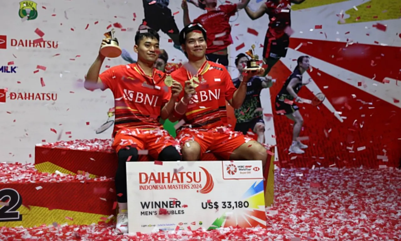 Pasangan Leo Rolly Carnando/Daniel Marthin juara Indonesia Masters 2024/foto: PBSI