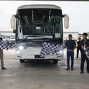 Seremoni peluncuran Mercedes-Benz OH 1626 L Euro 5 untuk pasar ekspor ke Thailand. (DCVI)