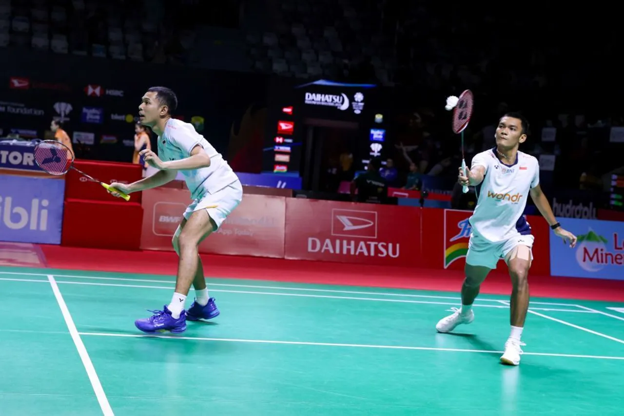 Fajar Alfian/Muhammad Shohibul Fikri di Indonesia Masters 2026/Foto: PBSI