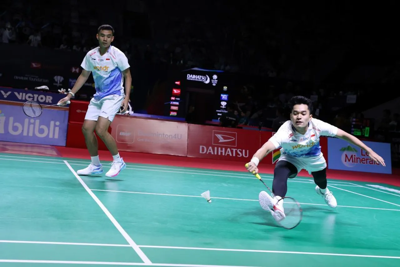 Leo Rolly Carnando/Bagas Maulana di Indonesia Masters 2026/Foto: PBSI