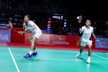 Fajar Alfian/Muhammad Shohibul Fikri di Indonesia Masters 2026/Foto: PBSI